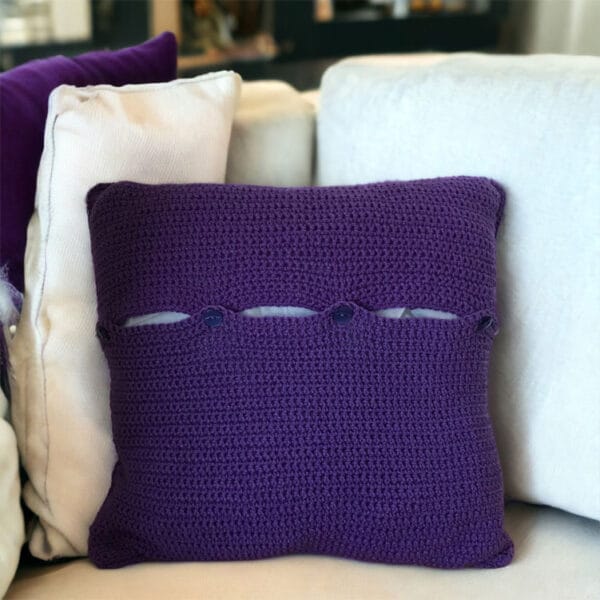 Crochet pillow cover - Image 5